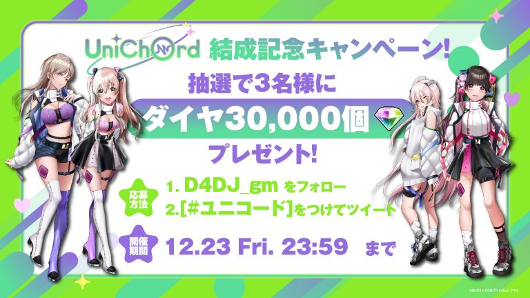 UniChØrdキャンペーン画像-